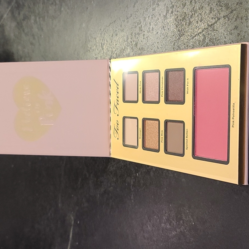 Too Faced I Believe in Pink Eyeshadow Pallette, new, ships same day.